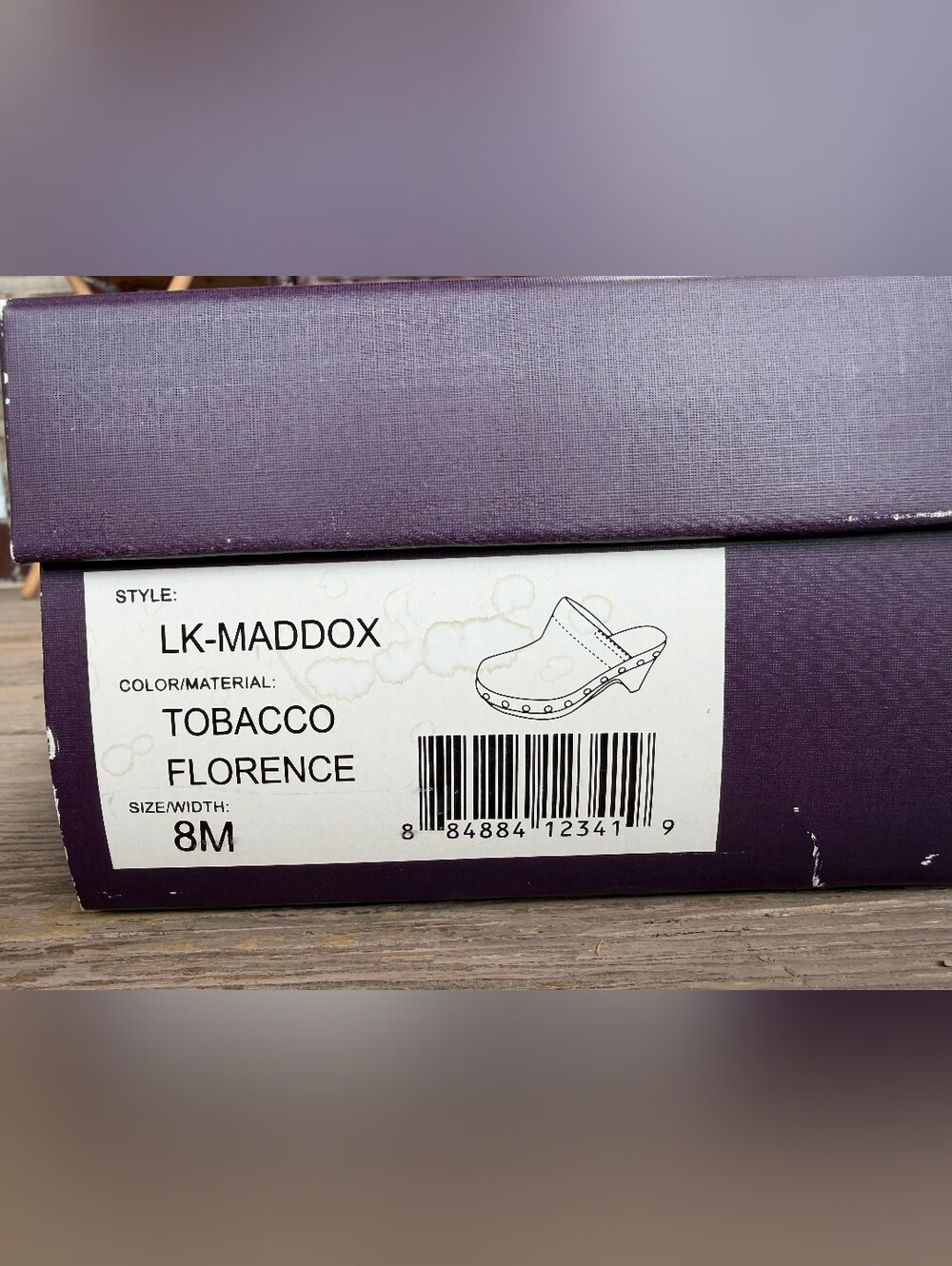 Vintage Lucky Brand Maddox Clog Heeled Mule NWB Sz 8M - Picture 7 of 8